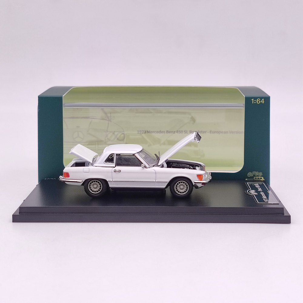 1:64 Mercedes Benz 450 SL Roadster Diecast Model Car - 1973 European & American Version - Limited Edition Collectible Toy for Adults - Perfect for Display, Gifts, and Car Enthusiast Collections