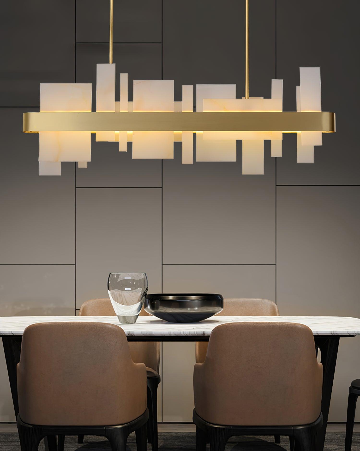 Amelie Crystal Chandelier - Elegant Modern Ceiling Light Fixture for Dining Room, Living Room & Bedroom Decor