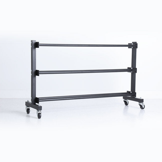 XM 3-Tier Commercial Medicine Ball Storage Rack with Wheels - Heavy Duty Gym Equipment for CrossFit, Home & Commercial Fitness Studios