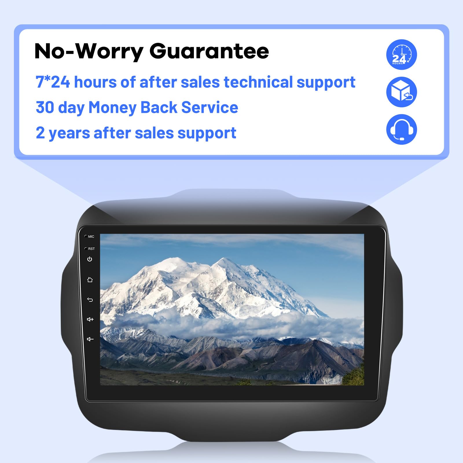 2G+64G Android 13 Car Stereo for Jeep Renegade 2015-2020 | 9