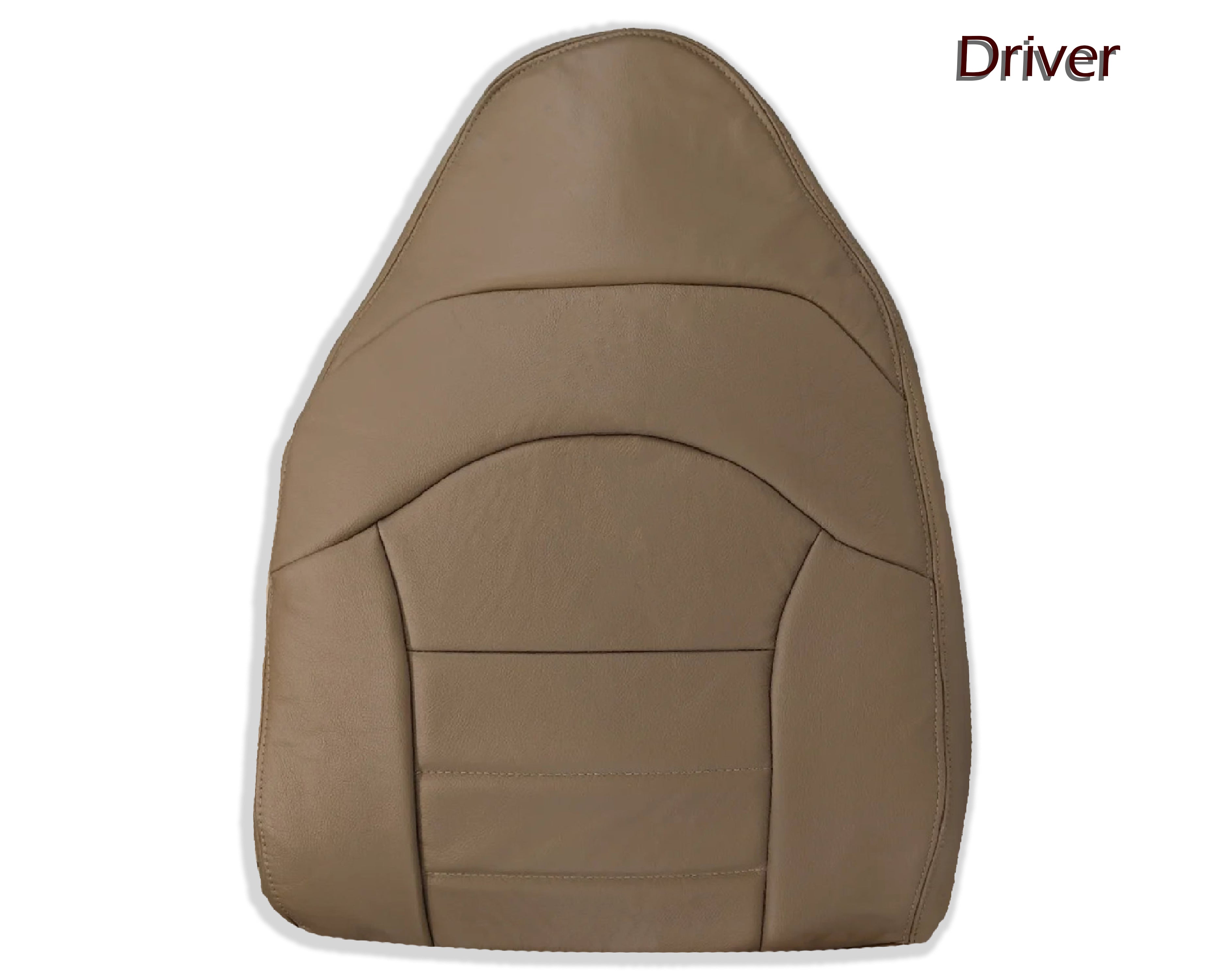 1999 Ford F350 XLT Replacement Seat Cover - Genuine Prairie Tan Leather - Heavy Duty Truck Seat Protection for Work & Off-Road Use