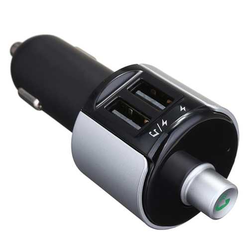 5V 3.4A Fast Dual USB Car Charger Adapter - Compatible with Tablets, Smartphones & Wireless Bluetooth Devices - Perfect for Road Trips & Long Commutes