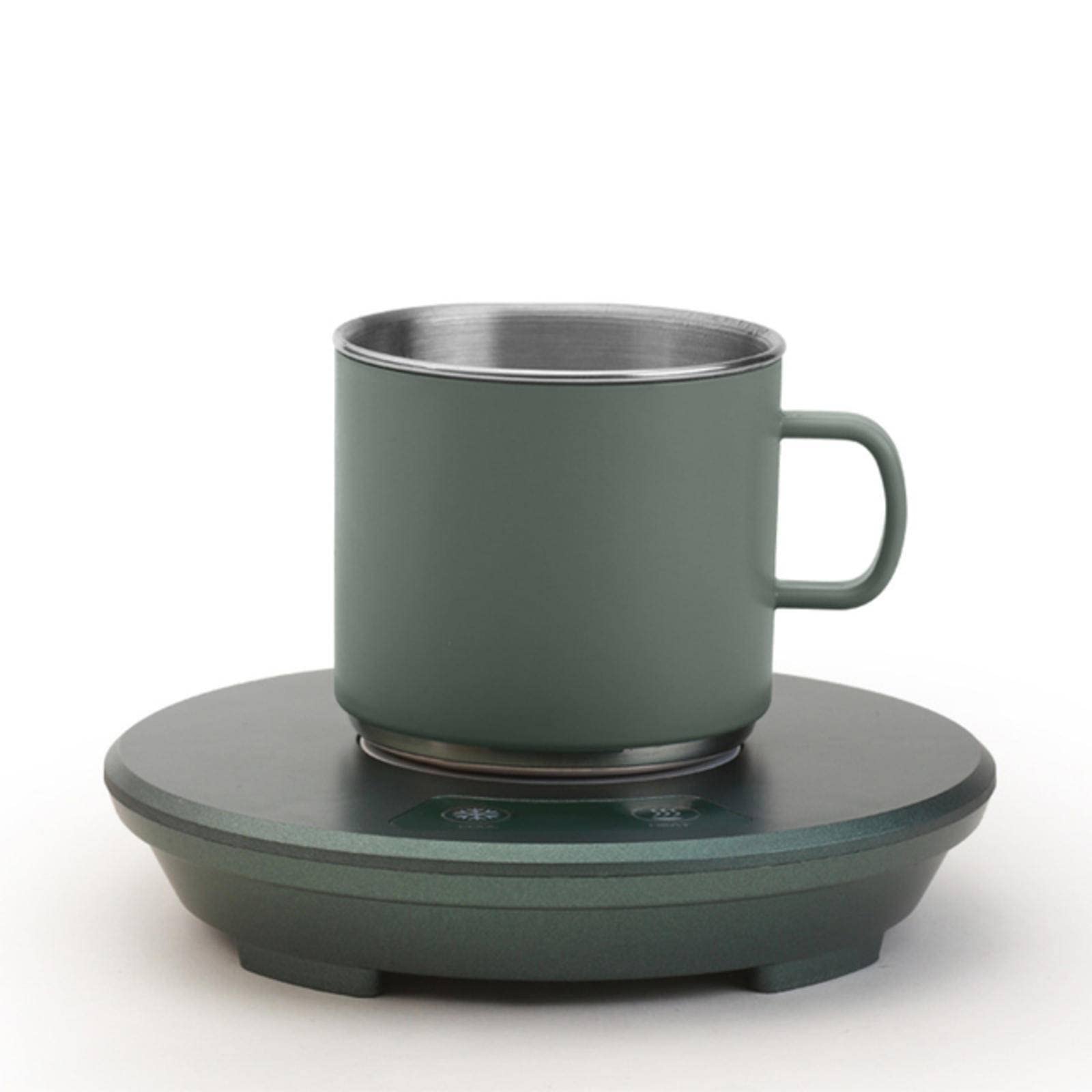 KBREE 2-in-1 Smart Cooling & Warming Cup Coaster - Fast Temperature Control for Coffee, Tea, Milk & Beverages - Perfect for Office, Home & Travel Use