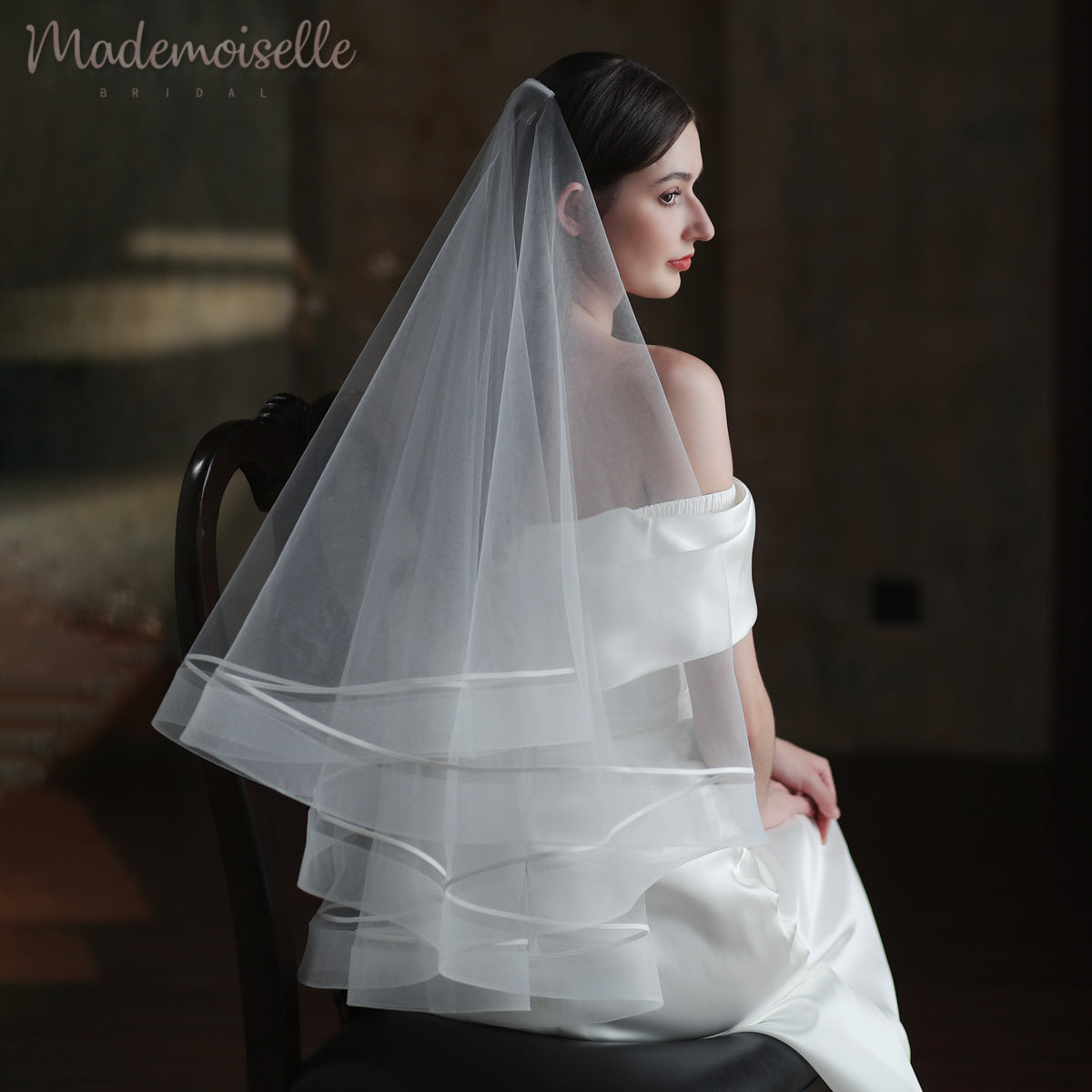 Enya Veil - Elegant Wedding Veil for Brides | Perfect for Ceremonies, Photos & Special Occasions