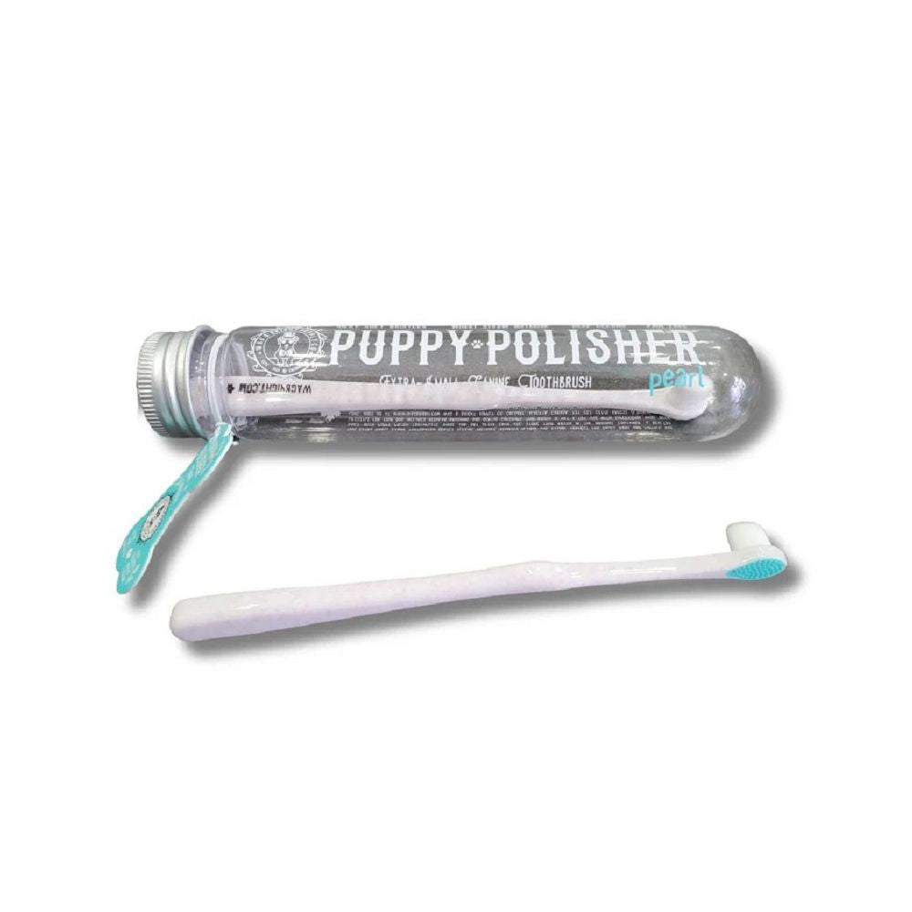 Biodegradable Toothbrush for Small Dogs - Puppy Polisher Eco-Friendly Dental Care | Perfect for Puppy Teeth Cleaning & Oral Hygiene at Home