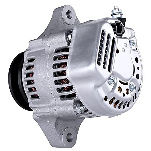 New 12V 40Amp Alternator Compatible with John Deere Tractor Models 3235, 4010 - Part Numbers 100211453, 9660218453 - High Performance Replacement for Agricultural Equipment & Heavy Duty Machinery