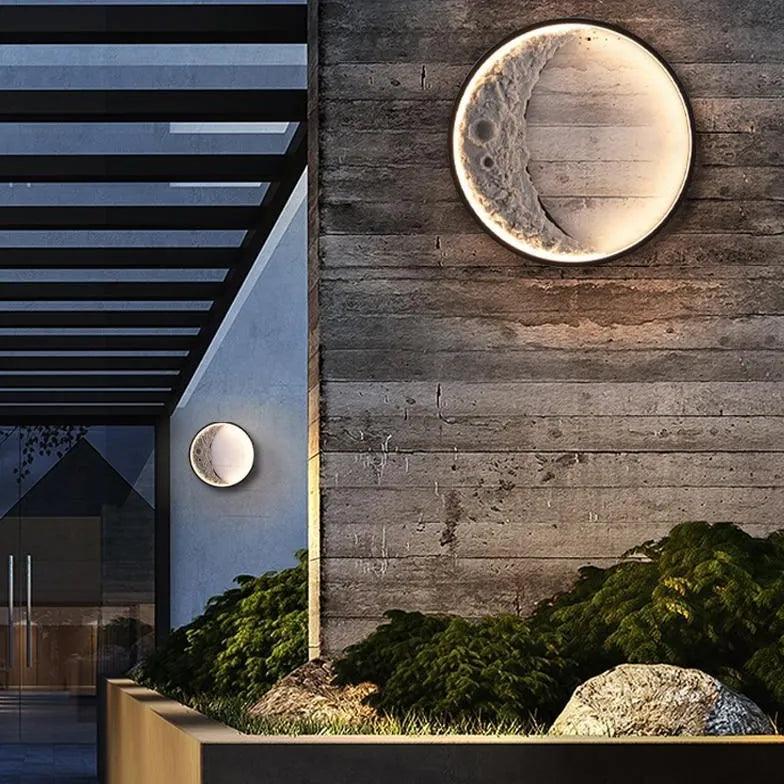 Wall Moon Light Outdoor LED Lighting - Waterproof Decorative Light for Garden, Patio, and Backyard - Perfect for Romantic Nights and Outdoor Decor