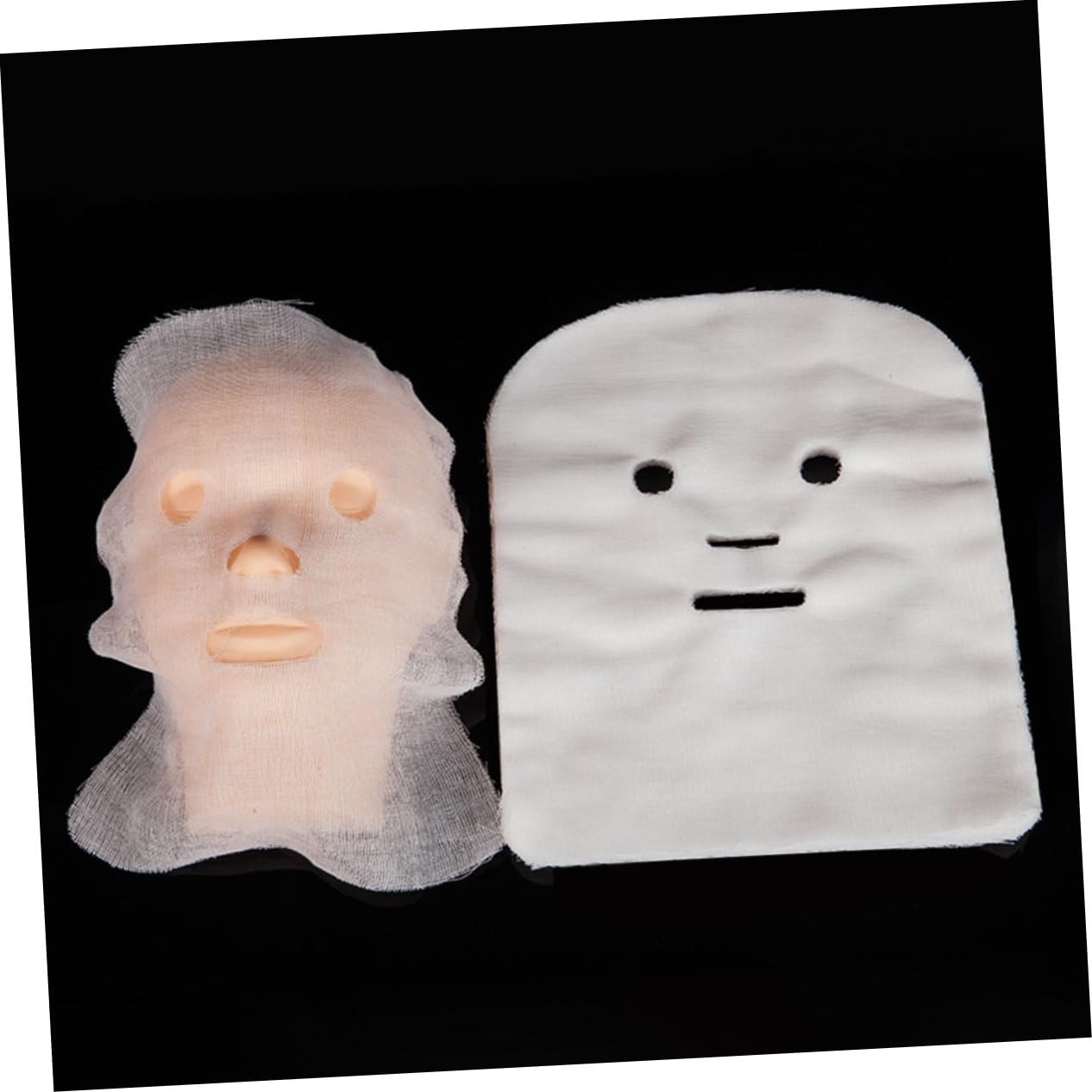 100pcs Non-Collagen Face Mask Scrubbers for Overnight Skin Care & Exfoliation