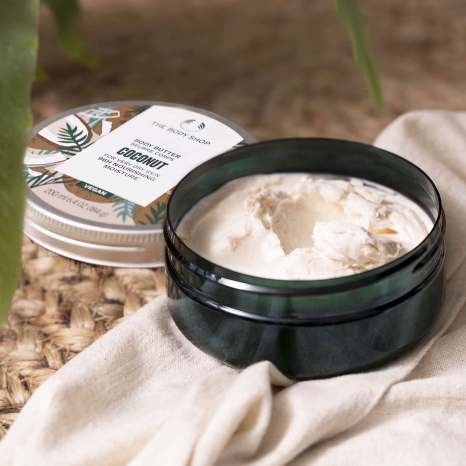 The Body Shop Coconut Body Butter for Very Dry Skin – Deep Nourishing & Moisturizing Vegan Skincare – 6.4 Oz – Perfect for Winter Care & Daily Hydration