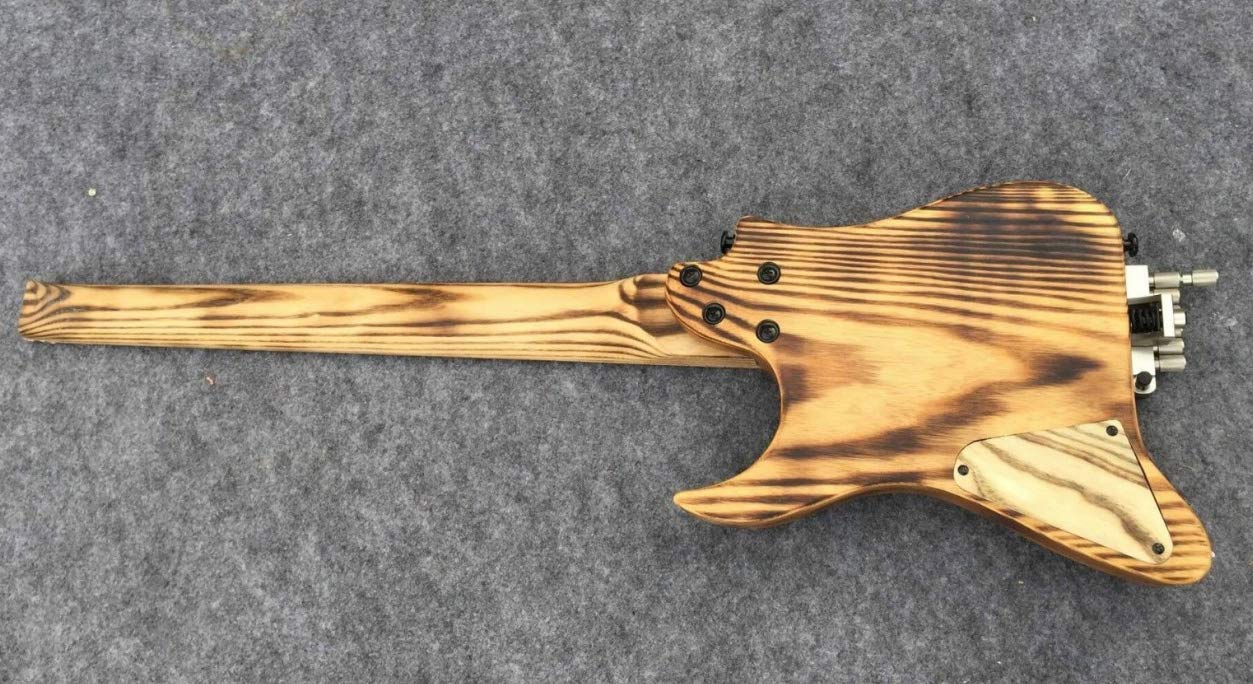 Brand Electric Travel Guitar - Headless Design for Portable Performance | Perfect for Buskers, Camping & On-the-Go Musicians