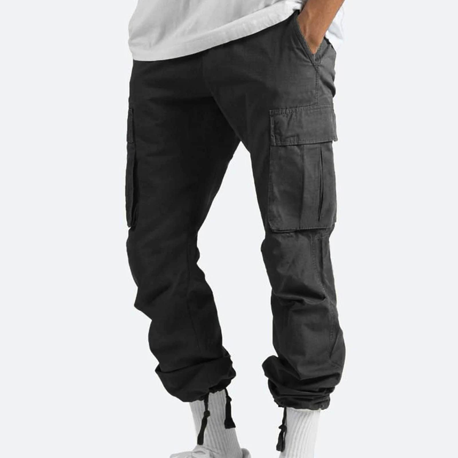 **Men's Classic Fit Cargo Pants - Multi-Pocket Work & Safety Trousers for Hiking, Outdoor Recreation & Casual Wear (2022 Fashion)**