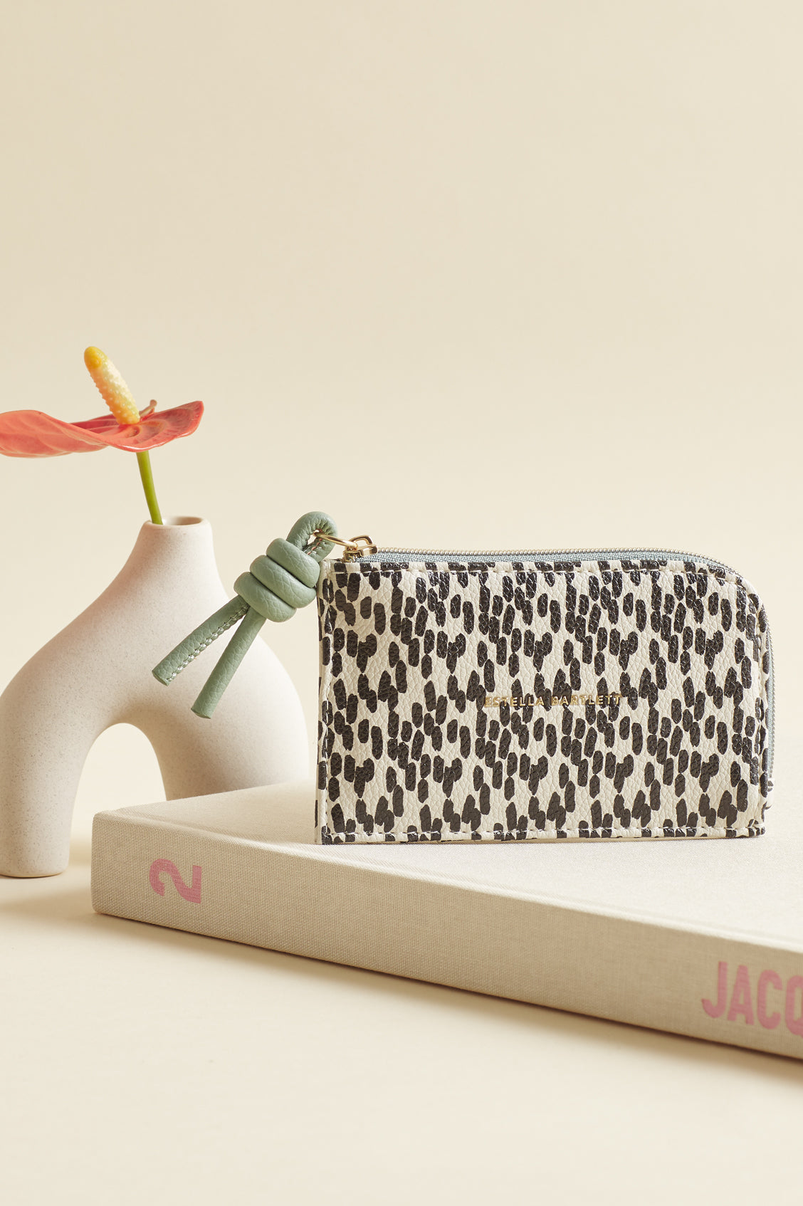 Spot Print Knot Card Purse EBP6257 - Stylish Women's Wallet for Credit Cards & Cash - Perfect for Parties, Dating, and Everyday Use