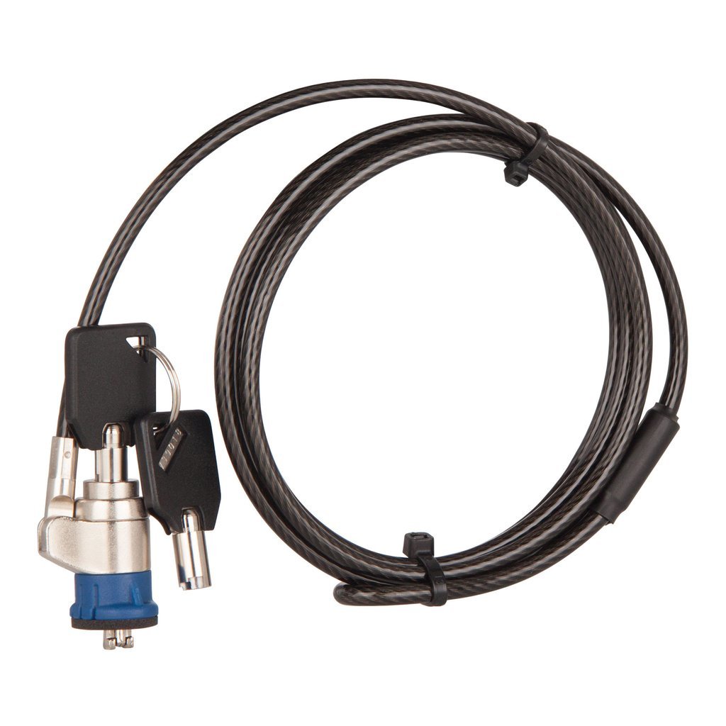 The Joy Factory LockDown Universal Key Security Cable Anti-Theft Lock 6-Foot for Laptops and Tablets (SCU102) - Secure Your Devices in Offices, Schools & Public Spaces