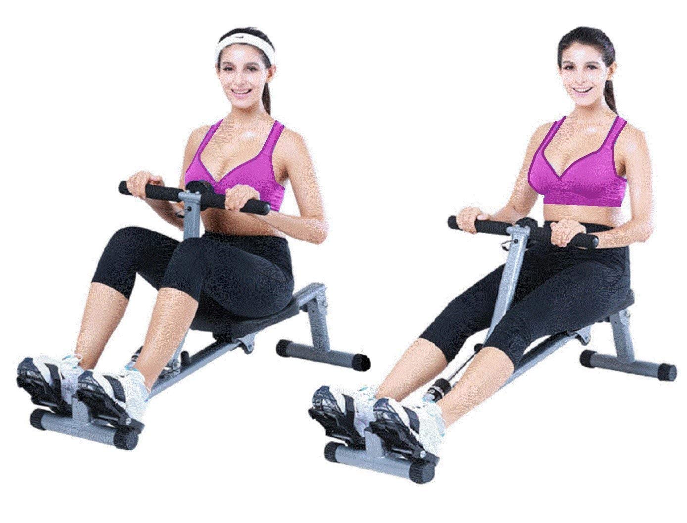 Iron Bar Regatta Rowing Machine Pro - Smart Compact Rower with 12 Hydraulic Resistance Levels | Full Body Workout for Cardio, Muscle Training & Home Gym | LCD Performance Monitor - Perfect for Small Spaces & Apartment Fitness