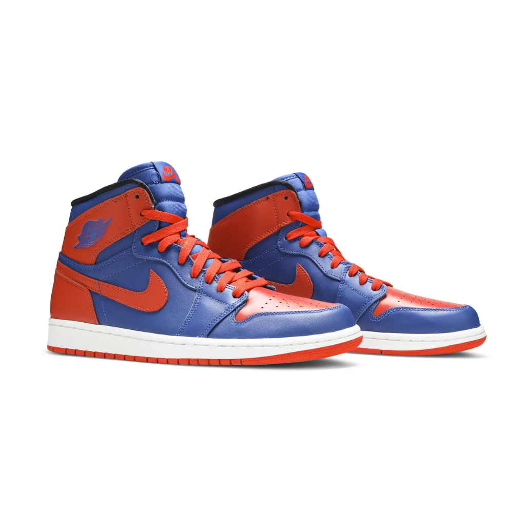 Air Jordan 1 Retro High OG Knicks Game Royal Team Orange Basketball Shoes - Men's Sneakers for Streetwear & Court Performance