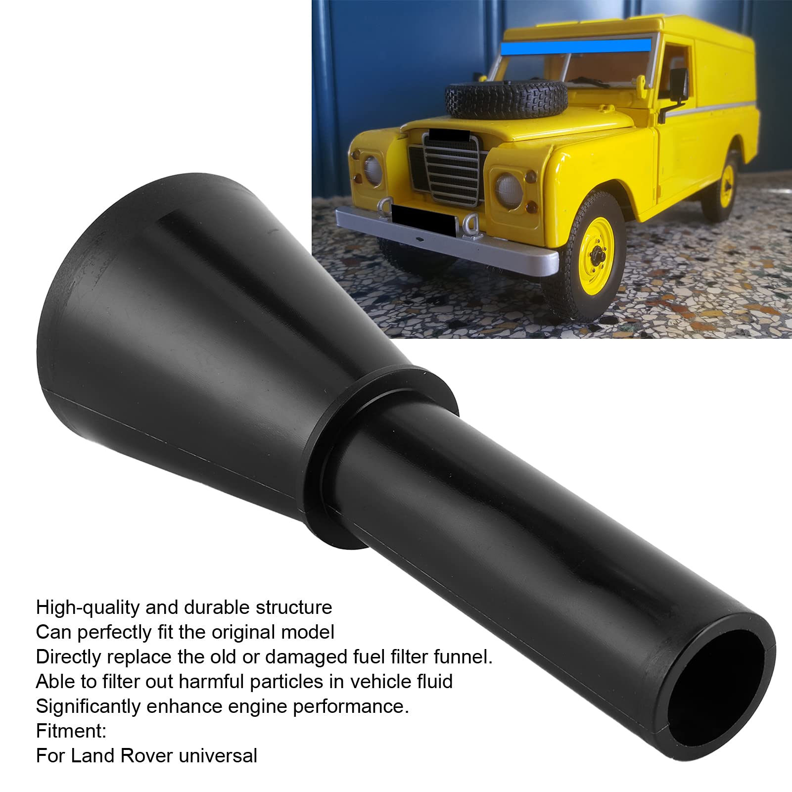 Aramox Universal Emergency Fuel Funnel - Gas & Petrol Filler Tool for Cars, Trucks, SUVs | Portable Automotive Accessories for Roadside Emergencies & Fuel Transfer