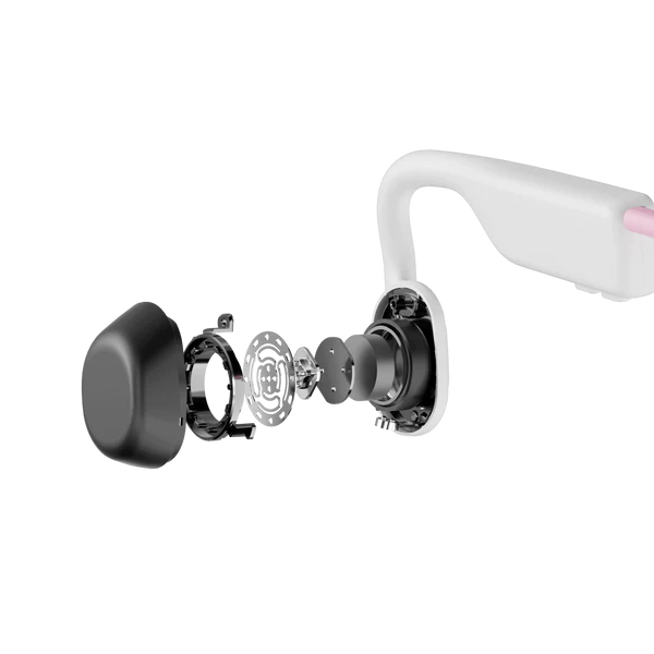 Openmove Pink Wireless Headphones - Bluetooth 5.0, Lightweight & Comfortable for Running, Gym, Travel & Work