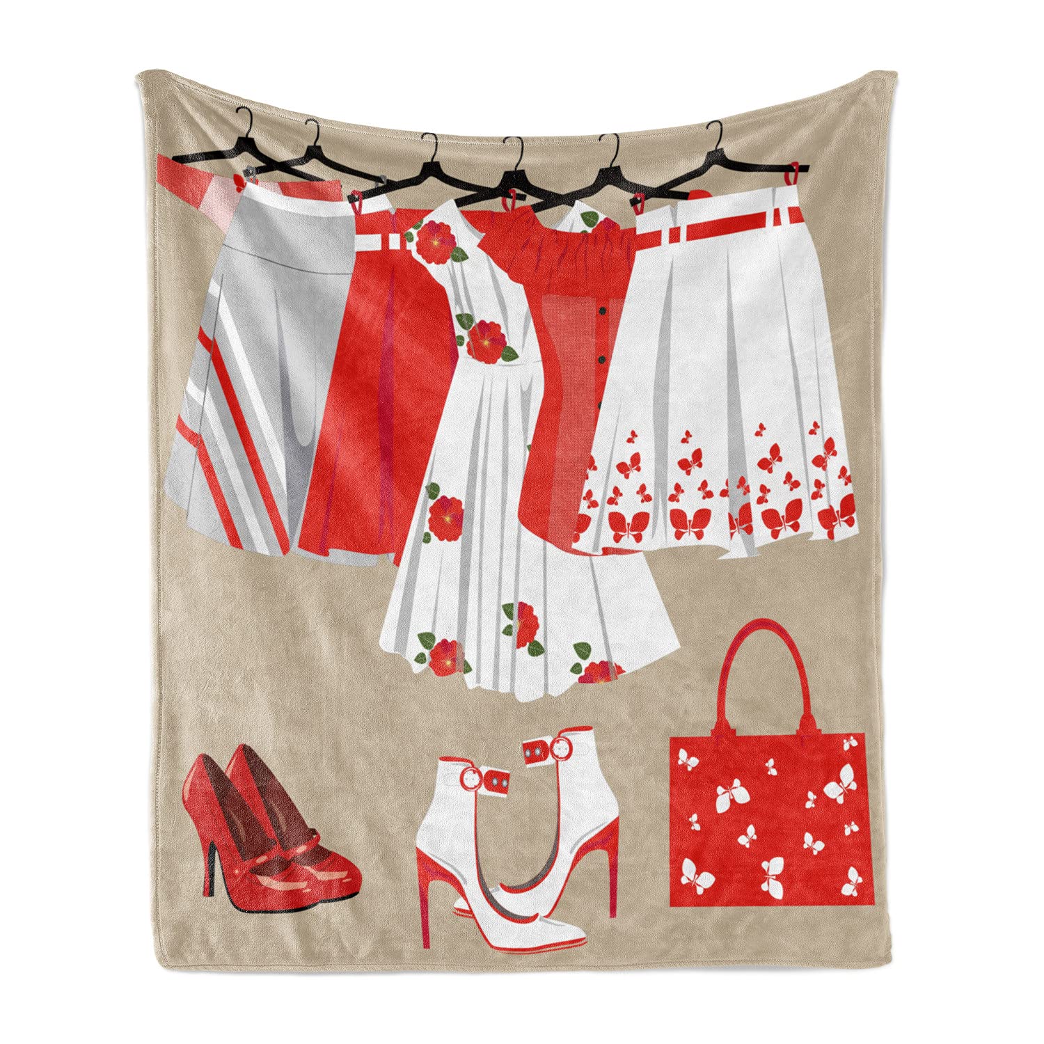 Ambesonne Flannel Fleece Throw Blanket 50
