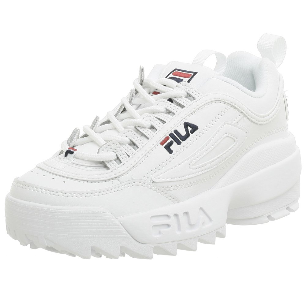 Fila Disruptor II Sneakers for Kids - Trendy Chunky Platform Shoes for Boys & Girls - Perfect for School, Play & Everyday Wear