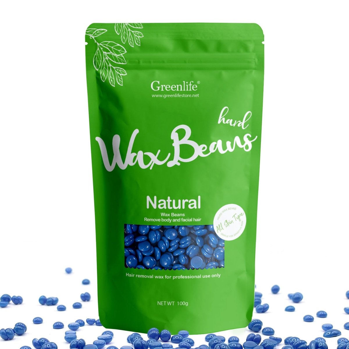 Premium Hard Wax Beans for Hair Removal - Smooth & Painless Brazilian Bikini Waxing at Home - Ideal for Face, Legs, Arms & Sensitive Skin Care