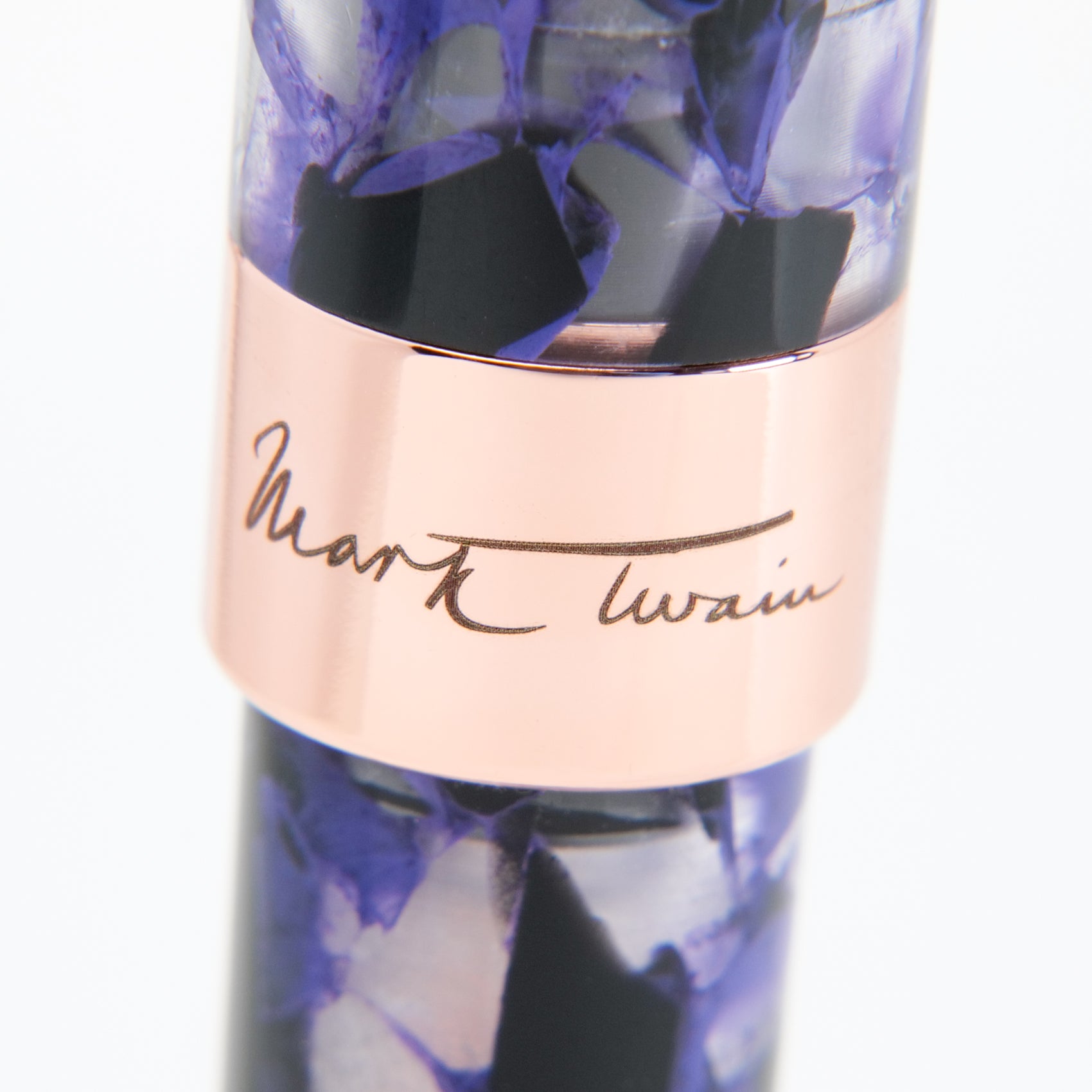 Conklin Mark Twain Crescent Filler Fountain Pen - Purple Fusion Limited Edition - Luxury Writing Pen for Calligraphy, Journaling & Gift Giving