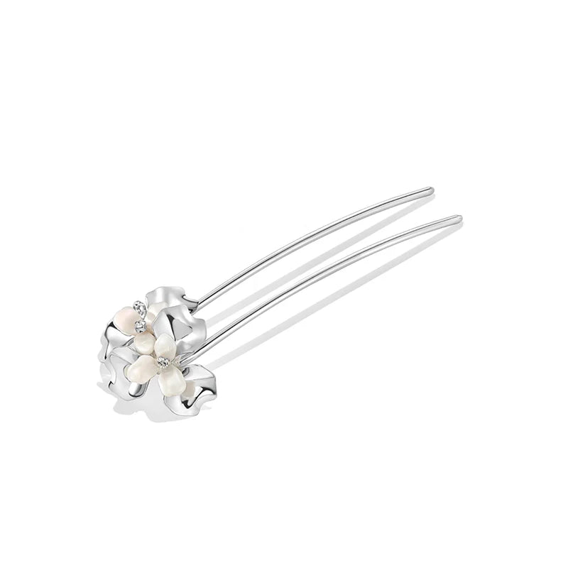 Freesia Hair Stick - Elegant Wooden Hair Pin for Women, Perfect for Updos, Buns & Braids - Great for Weddings, Parties & Everyday Use