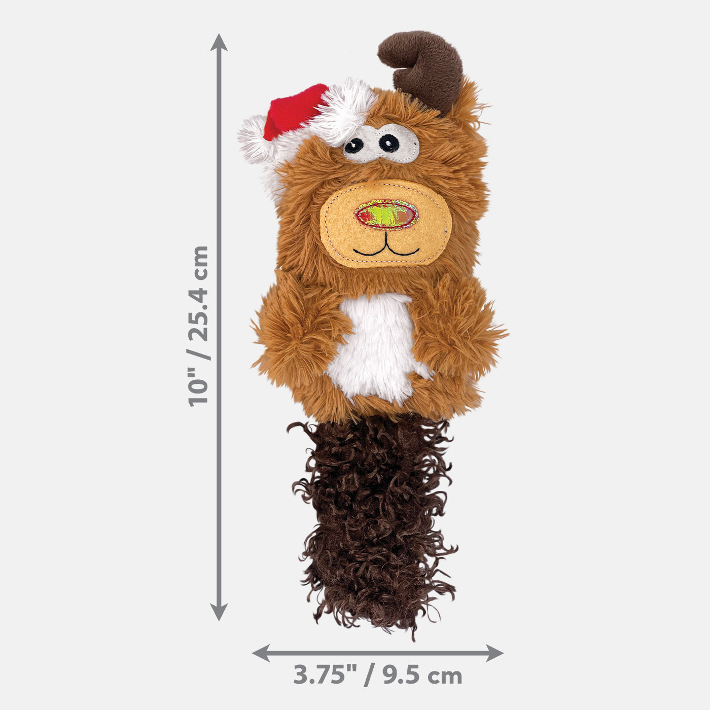 KONG Holiday Kickeroo Dog Toy - Durable Chew Toy for Small & Large Dogs, Perfect for Christmas & Festive Playtime