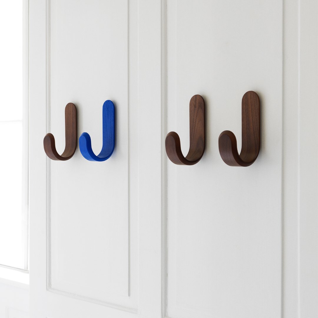 Johansen Curve Hook Shelving by Normann Copenhagen - Modern Wall Shelf for Home & Office Organization