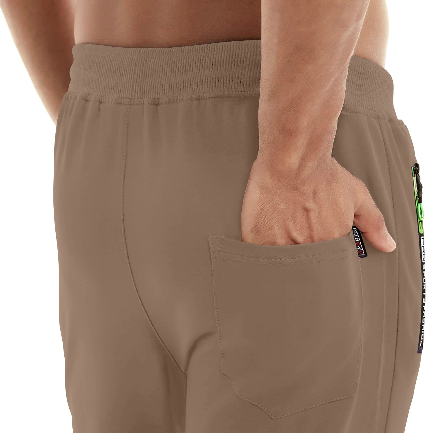 YTD Men's Casual Classic Fit Drawstring Shorts - Elastic Waist with Pockets - Perfect for Summer, Beach, Swimming & Outdoor Activities
