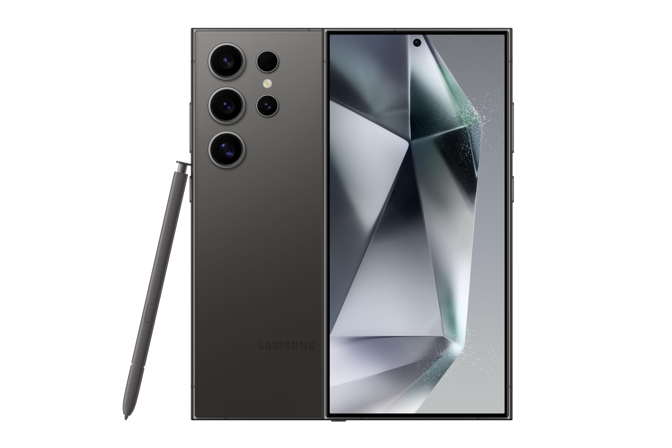 Samsung Galaxy S24 Ultra 5G Unlocked Smartphone (512GB) - Titanium Black | AI-Powered 200MP Camera, 120Hz AMOLED Display, S Pen Included | Night Photography, Fast 45W Charging | Renewed Premium Phone for Business Professionals & Mobile Gamers