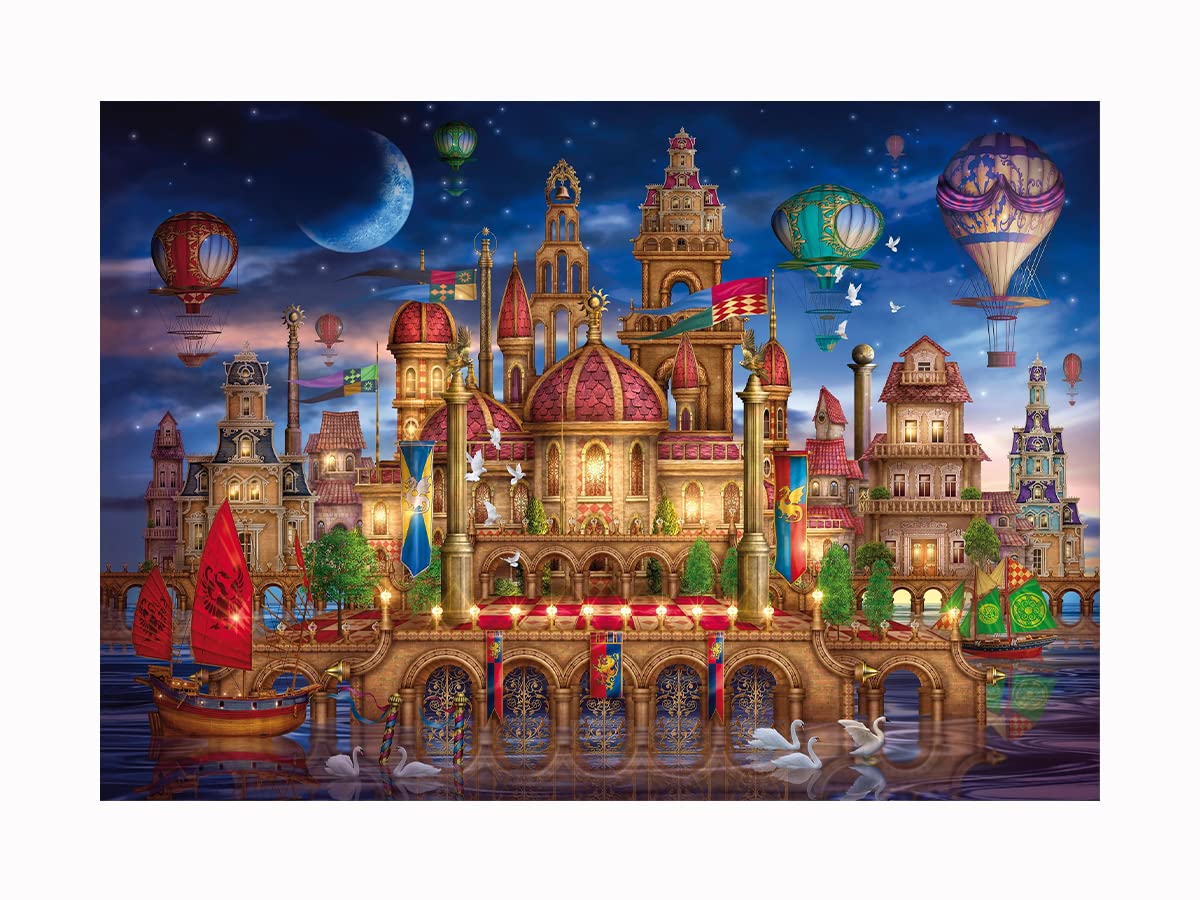500-Piece Landmark Architectural Puzzles – Wooden Educational Puzzles for Kids & Adults, Stress Relief Toys, Parent-Child Games, School Supplies | Perfect for Home Learning, Classroom Activities & Family Game Nights