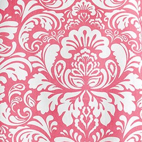 Pink Damask Print