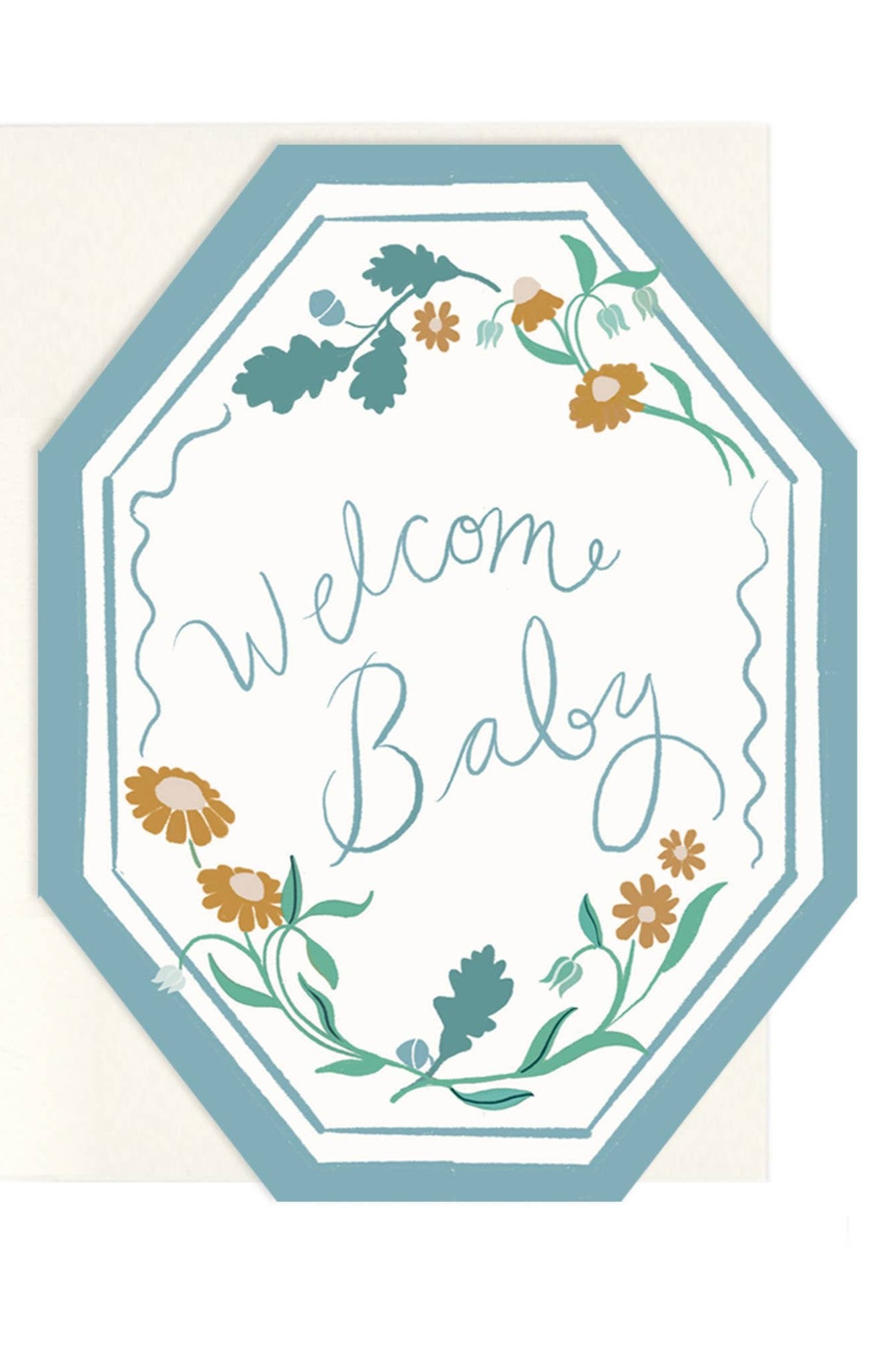 Welcome Baby Card - Heartfelt Newborn Greeting Card for Baby Shower, Birth Announcement, and Celebrations - Perfect for Parents, Family & Friends