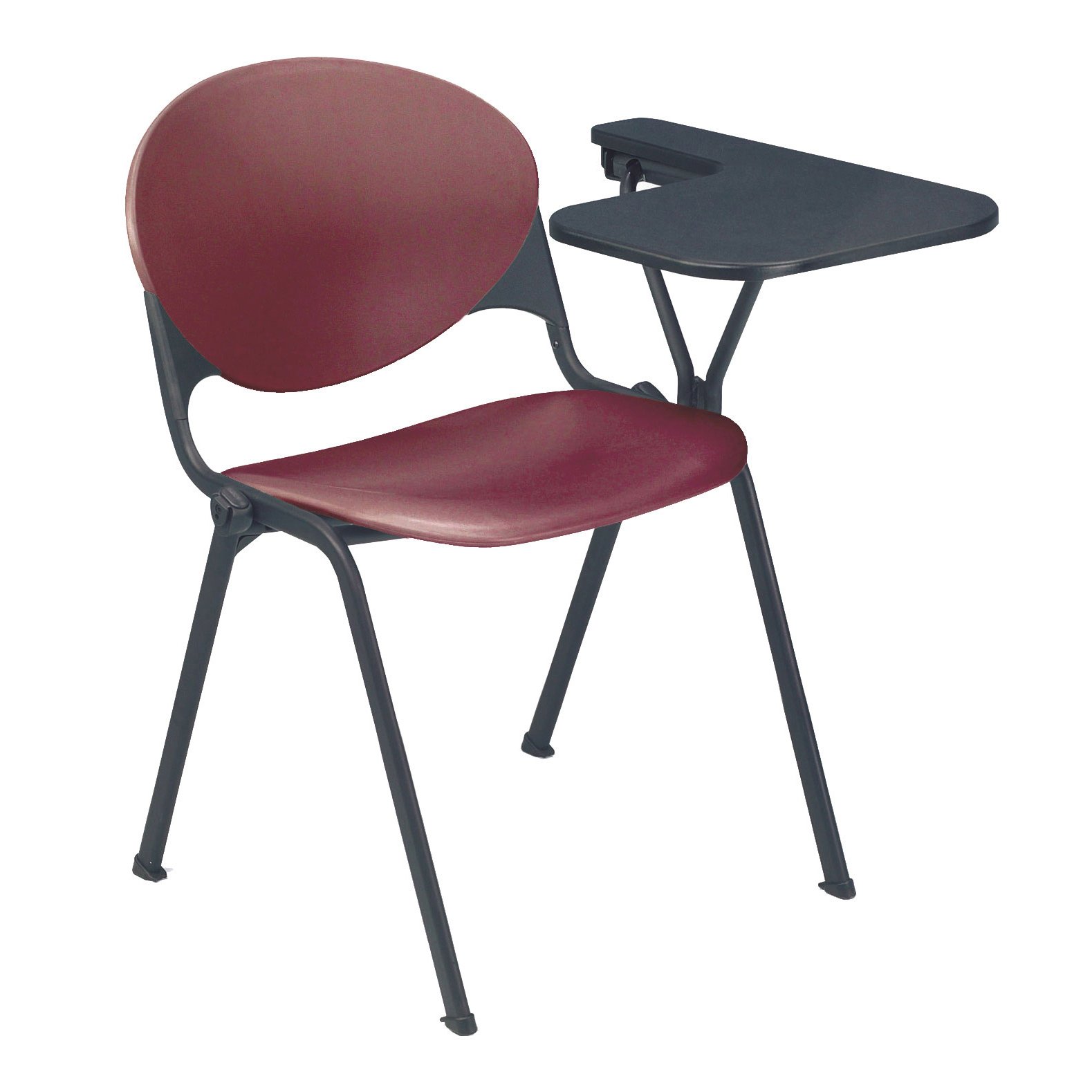 KFI 2000 Series School Chair - Left Handed Burgundy - Durable Classroom Seating for Students, Teachers & Educational Facilities