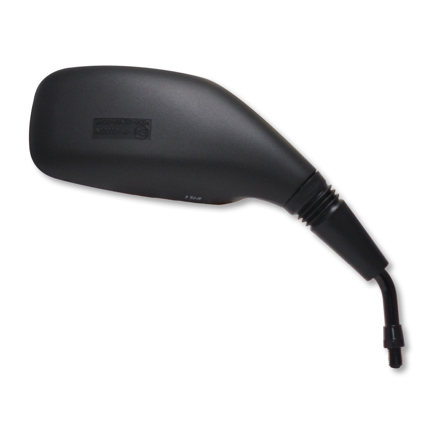 Black Composite Left Hand Mirror for Motorcycles - Durable & Lightweight Replacement Mirror for Harley, Honda, Kawasaki - Perfect for Cruisers, Touring Bikes & Street Motorcycles