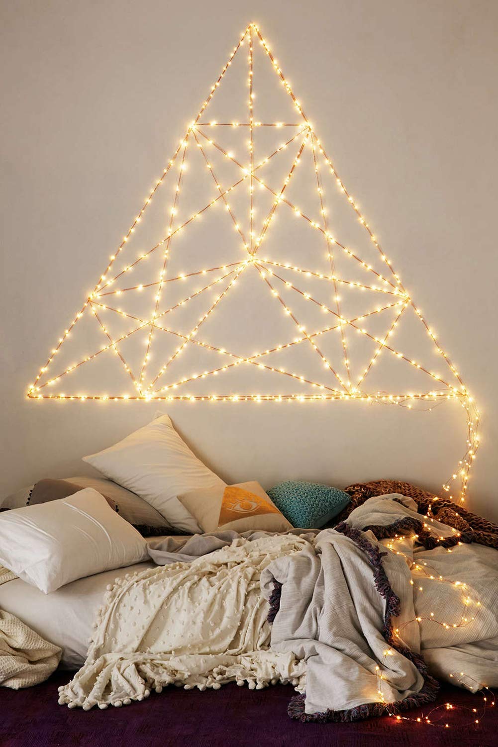 Twinkle Star 100 LED 49 FT Outdoor String Lights - Warm White Fairy Lights with Adapter for Patio, Garden, Wedding & Home Decor | 200 LED 66 FT Copper Wire USB String Lights with Remote Control for Bedroom, Party, Christmas Tree & Indoor Lighting