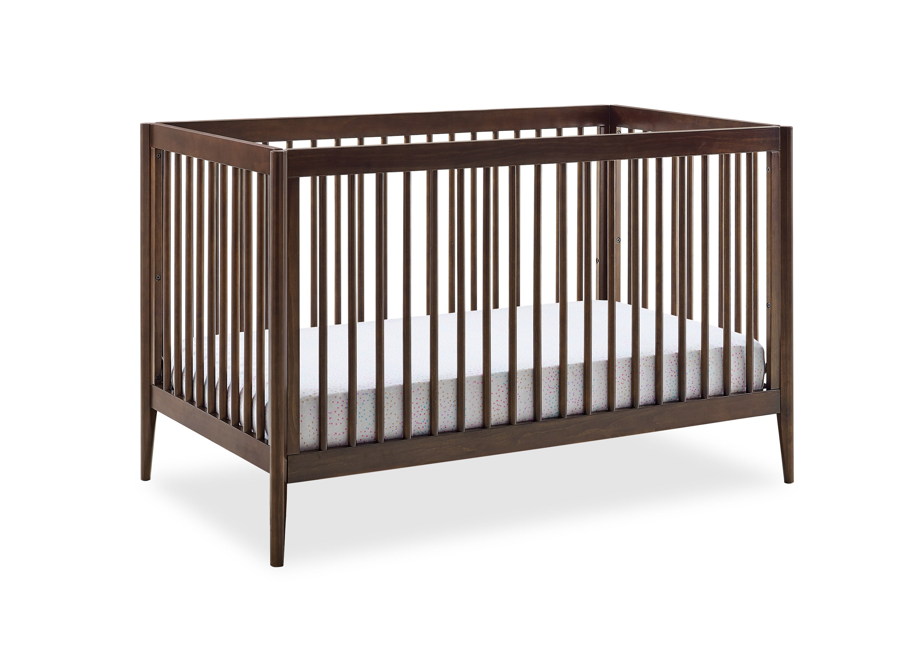 Casey 6-in-1 Convertible Baby Crib - Toddler Bed, Daybed & Full-Size Bed - Safe Nursery Furniture for Newborn to Adult - Perfect for Nursery, Bedroom & Guest Room