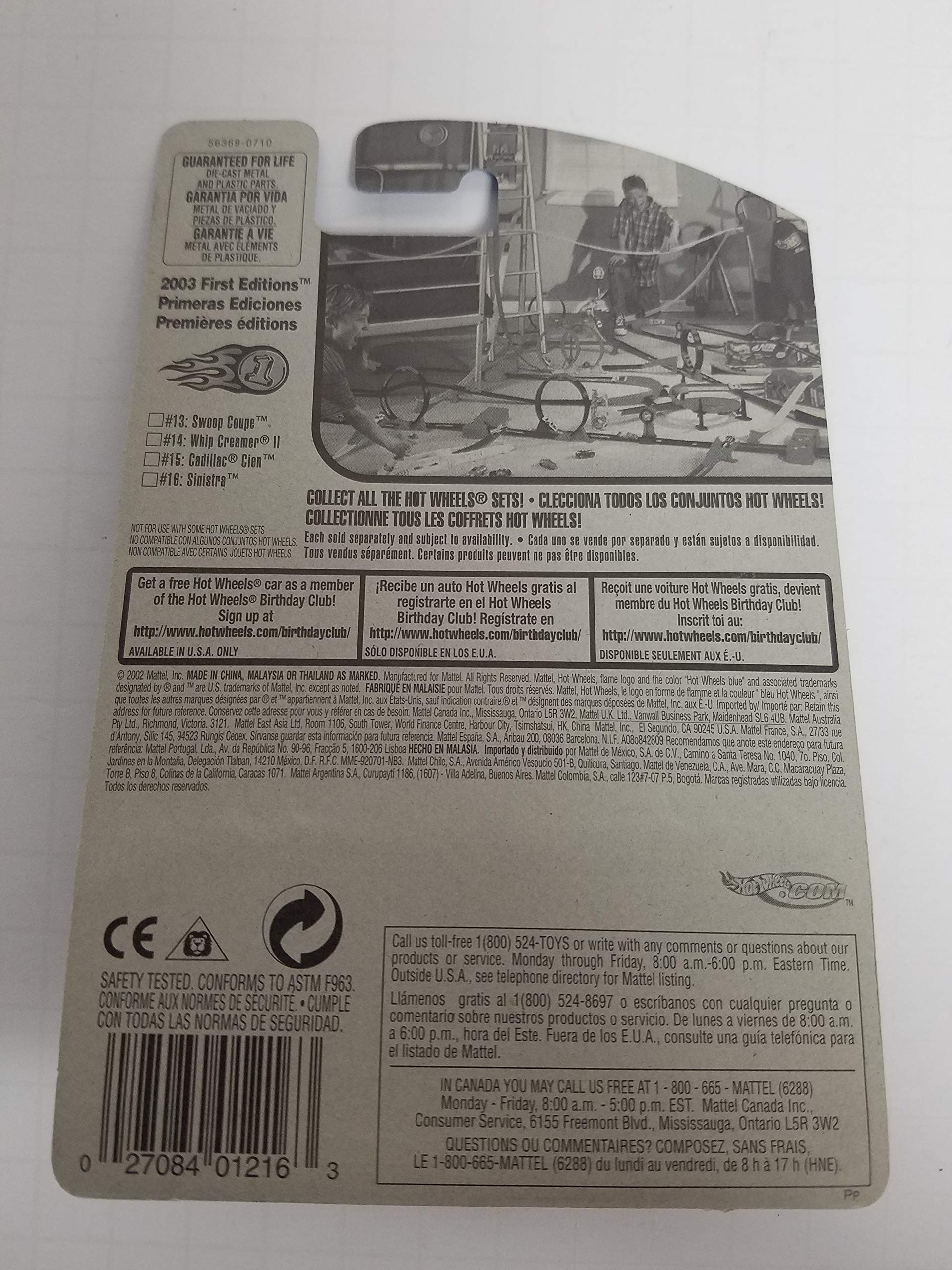 2003 Hot Wheels First Editions Swoop Coupe No. 025 - Limited Edition 13/42 Diecast Car for Collectors & Display