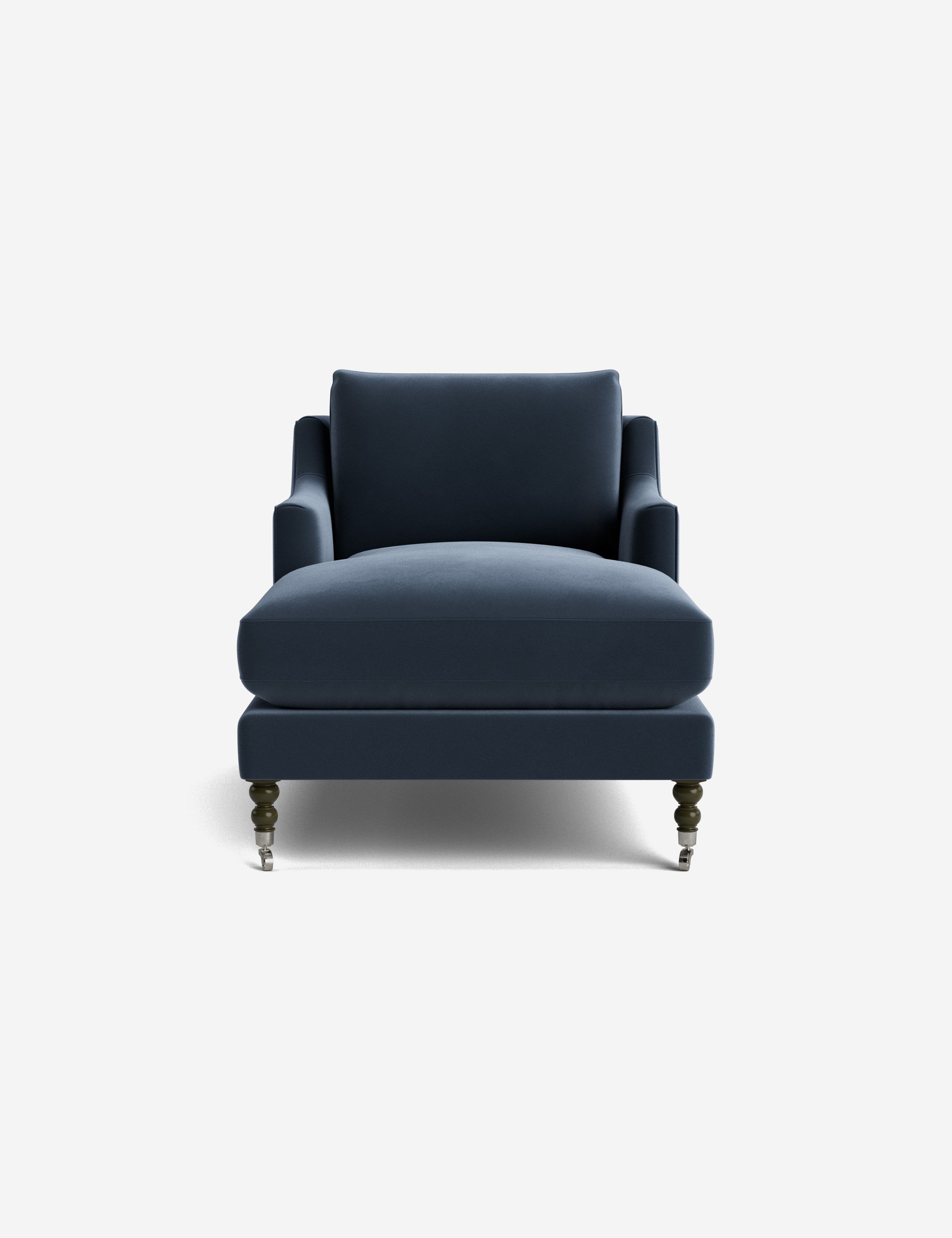 Fabienne Chaise Lounge Chair - Modern Accent Chair for Living Room, Bedroom & Office - Stylish Mid-Century Design with Upholstered Seat and Wooden Legs - Perfect for Relaxing, Reading & Home Decor
