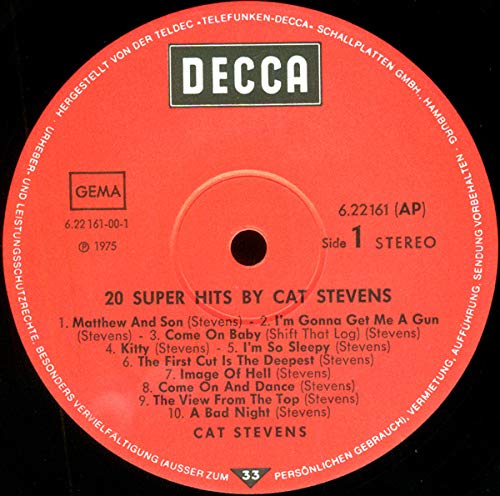 20 Super Hits by Cat Stevens - Best Classic Folk Rock Album for Relaxation, Road Trips & Nostalgic Moments