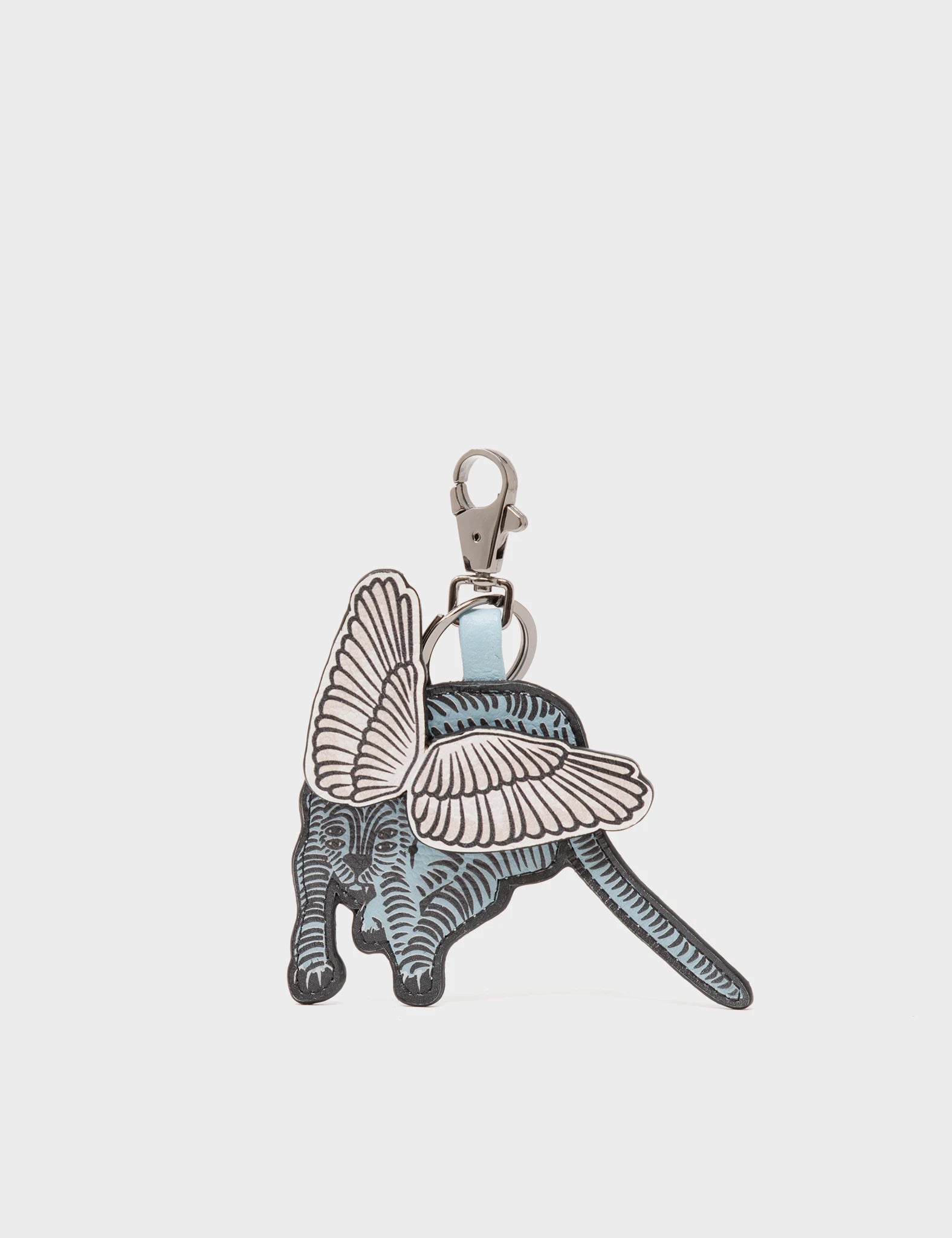 Winged Tiger Stratosphere Blue Charm - Elegant Jewelry for Women, Perfect for Gifts & Special Occasions