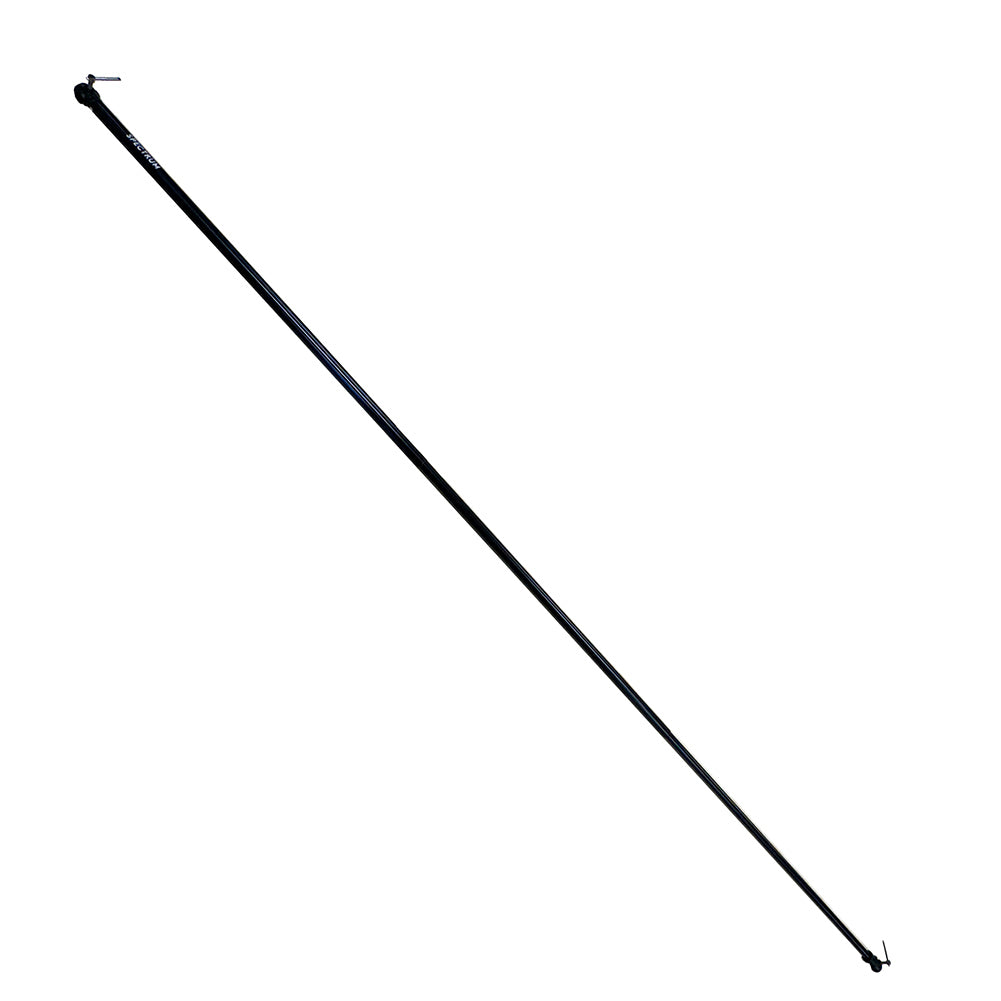 Telescopic Crossbar Extension Pole (120-300cm) - Adjustable Backdrop Rod for Photography, Videos & Events - Heavy Duty Black Metal Support for Backdrops, Curtains & Decorations