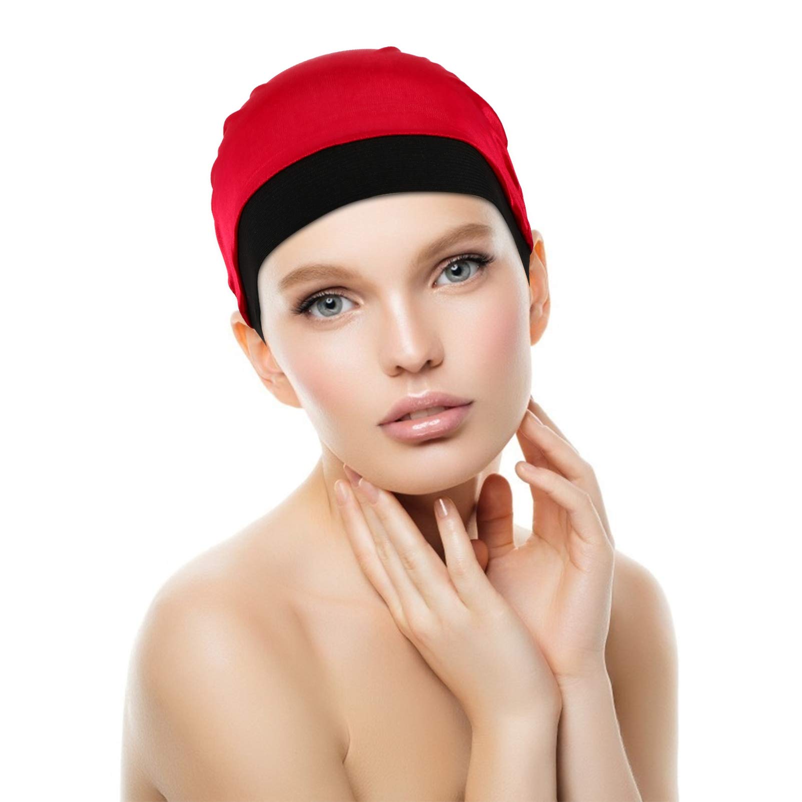 8 Pcs Wave Liner Wig Caps for Men - Breathable & Durable Hair Net for Wig Making, Styling & Cosplay - Perfect for Daily Use, Salon & Costume Parties