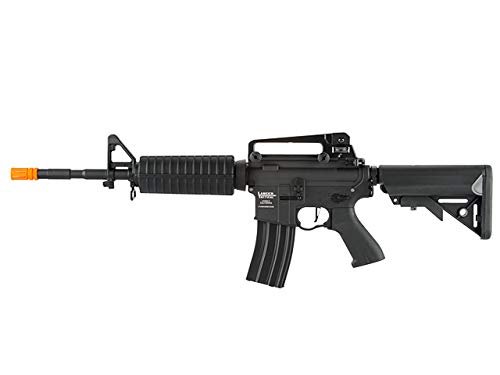 Lancer Tactical M4A1 Gen 2 Full Metal AEG Airsoft Rifle - High Performance Airsoft Gun for Tactical Training & Outdoor Combat Games