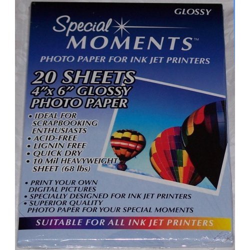 Premium Photo Paper for Inkjet Printers - High-Quality Glossy & Matte Finish - Perfect for Family Photos, Wedding Albums, and Professional Prints