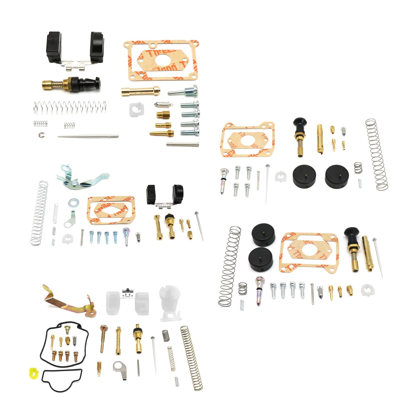 Professional Motorcycle Carburetor Repair Kit - TM24 28 30 32 34mm Carb Rebuild Set with Gaskets & Seals - Essential Maintenance Accessories for Smooth Engine Performance - Perfect for DIY Mechanics & Motorcycle Enthusiasts