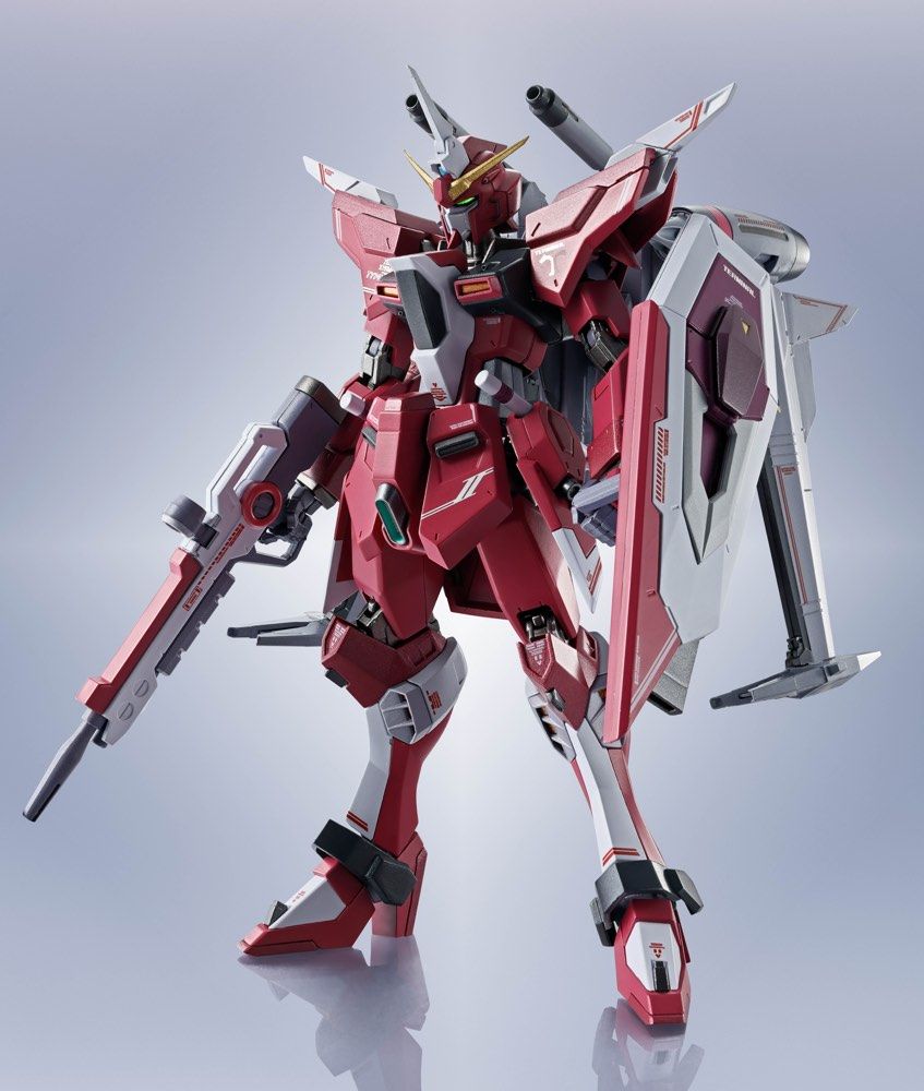Bandai Metal Robot Spirits Gundam Seed Freedom ZGMF-X191M2 Infinite Justice Gundam Type II Action Figure - Collectible Anime Model Kit for Display & Gundam Battles