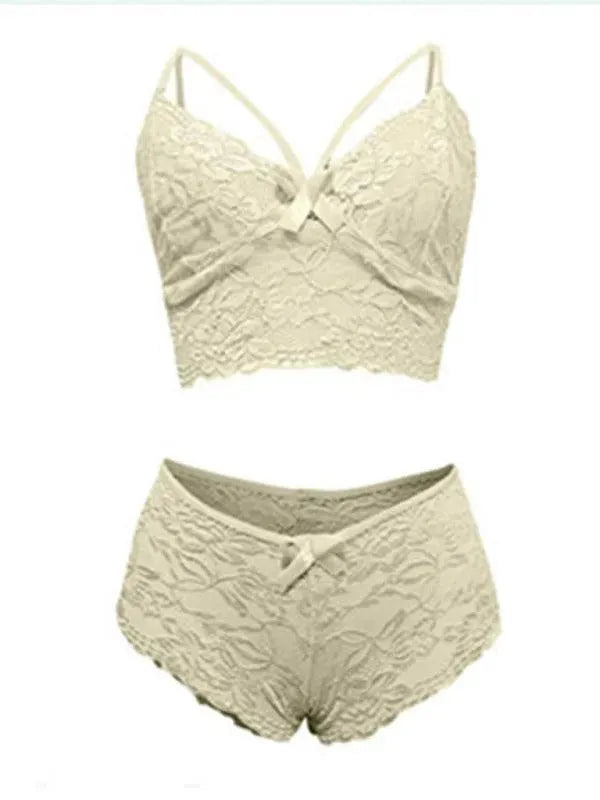 Sexy Lace Lingerie Set for Women - Comfortable Bra & Panty Set - Perfect for Valentine's Day, Honeymoon & Romantic Nights