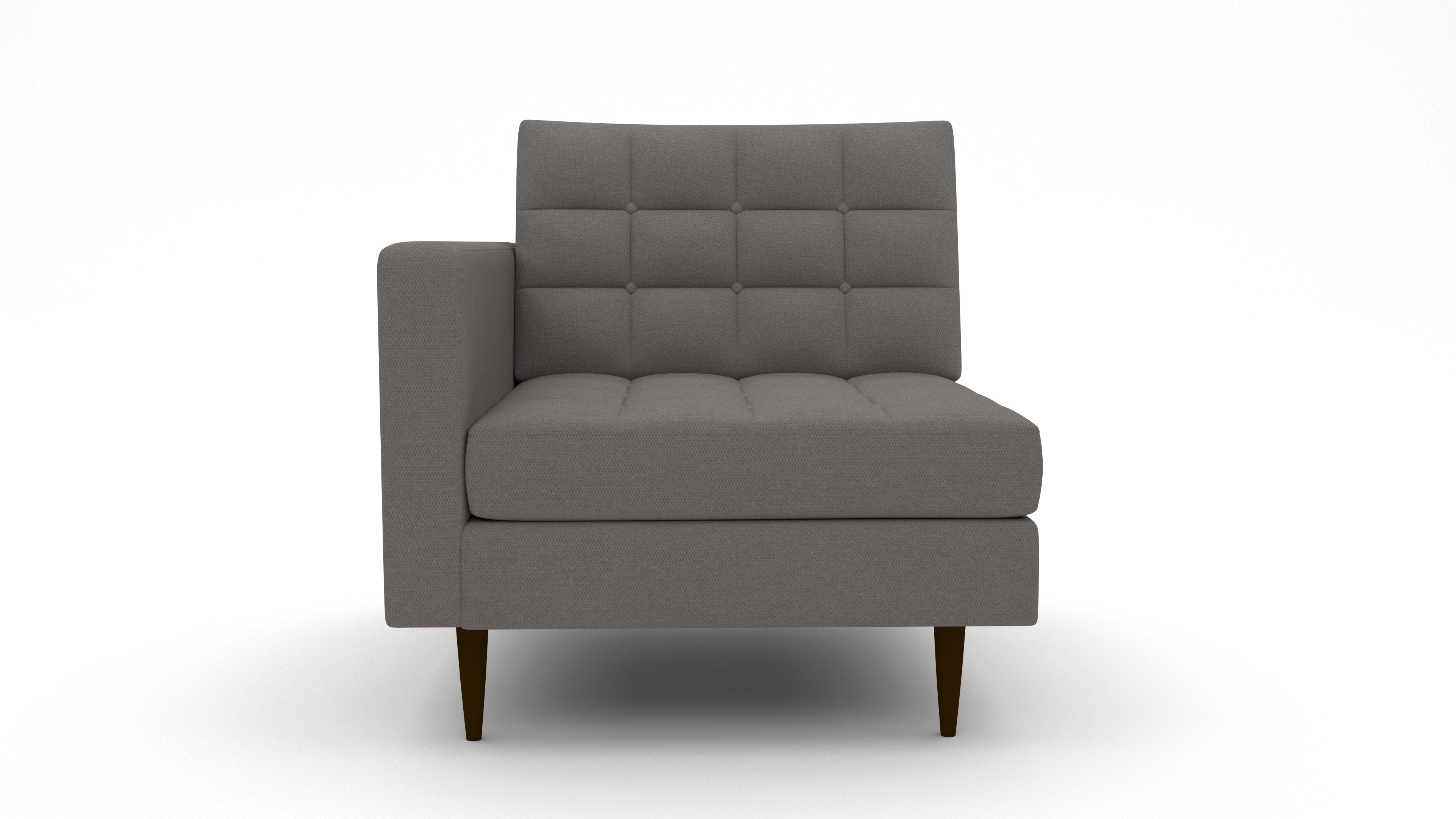 Wallace Laf Chair - Modern Accent Chair for Living Room, Bedroom & Office - Stylish Upholstered Armchair with Wooden Legs - Perfect for Home Decor, Relaxing & Reading