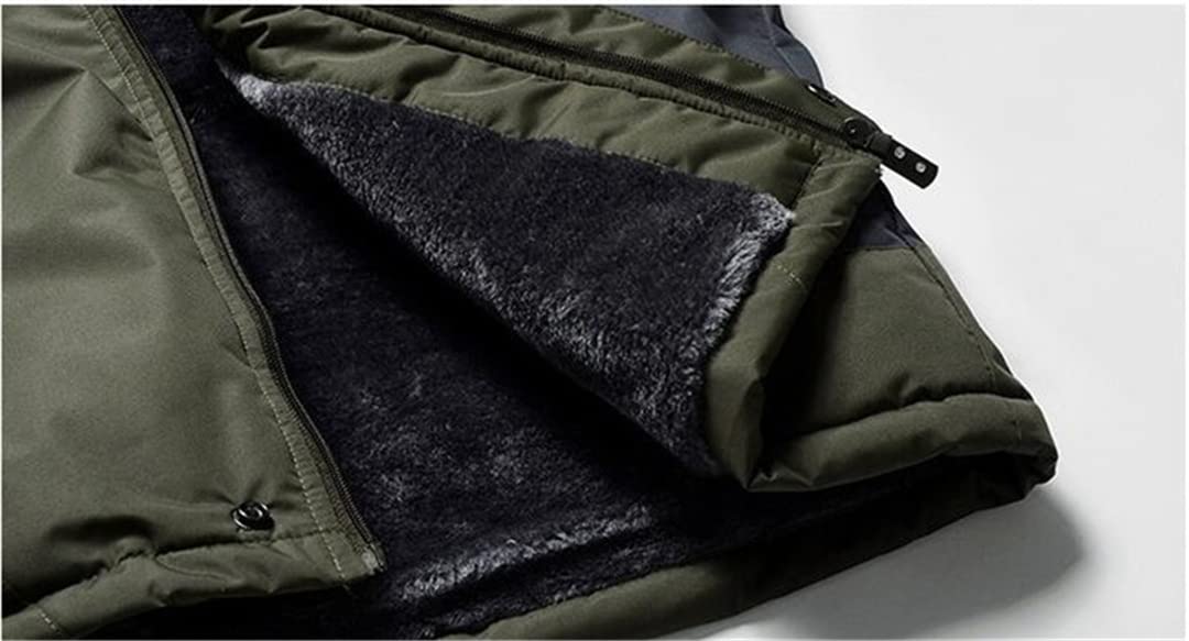 Men's Military Fleece Winter Jacket - Windproof Waterproof Parka Coat for Cold Weather | Warm Windbreaker Raincoat with Oversized Fit | Ideal for Outdoor Activities, Hiking & Winter Sports